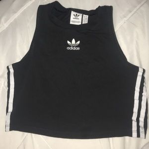 cropped adidas tank